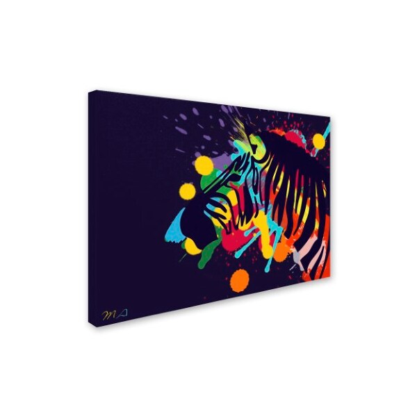 Mark Ashkenazi 'Zebra' Canvas Art,35x47